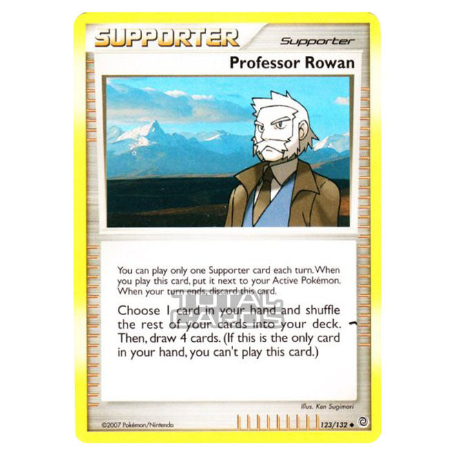 Rowan Profressor Pokemon - Diamond & Pearl - Secret Wonders - Professor Rowan - 123/132
