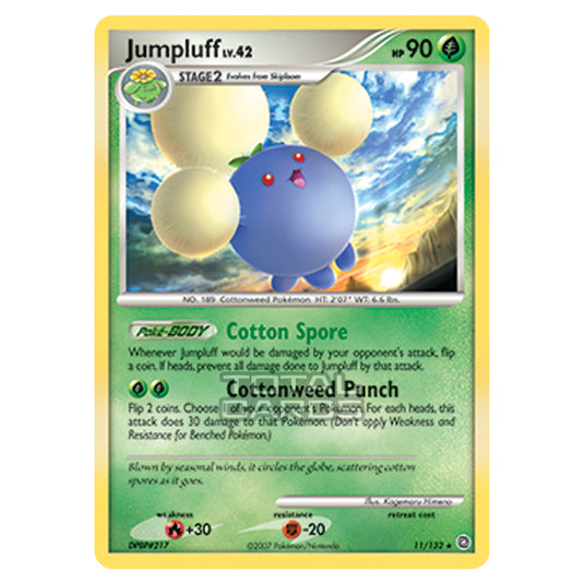Pokemon - Diamond & Pearl - Secret Wonders - Jumpluff - 011/132