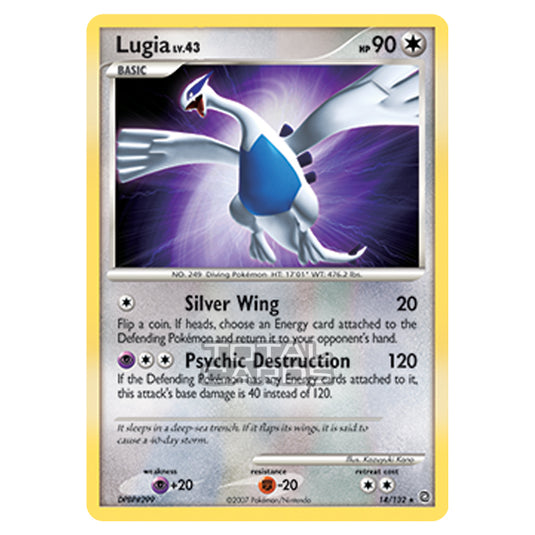 Pokemon - Diamond & Pearl - Secret Wonders - Lugia - 014/132 Pokemon - Diamond & Pearl - Secret Wonders - Lugia - 014/132