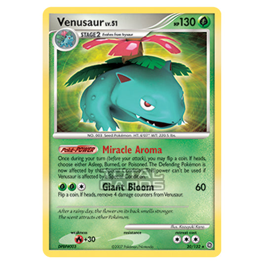 Pokemon - Diamond & Pearl - Secret Wonders - Venusaur - 020/132