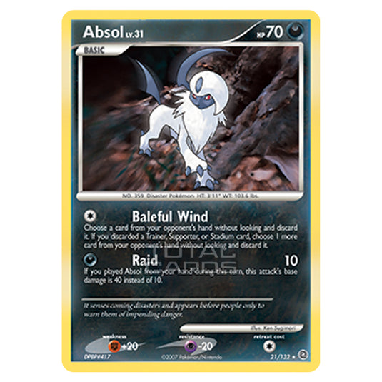 Pokemon - Diamond & Pearl - Secret Wonders - Absol - 021/132