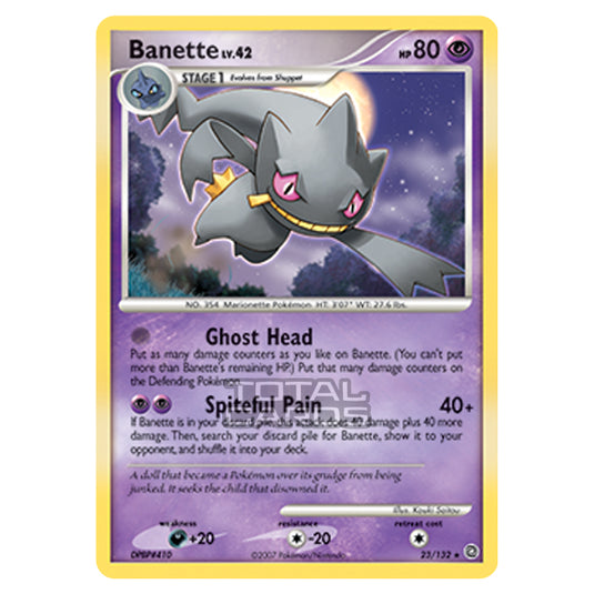 Pokemon - Diamond & Pearl - Secret Wonders - Banette - 023/132