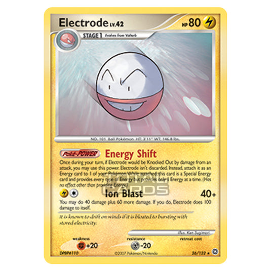 Pokemon - Diamond & Pearl - Secret Wonders - Electrode - 026/132