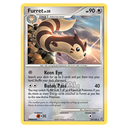 Pokemon - Diamond & Pearl - Secret Wonders - Furret - 027/132