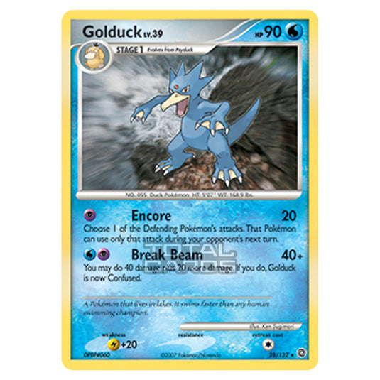 Pokemon - Diamond & Pearl - Secret Wonders - Golduck - 028/132