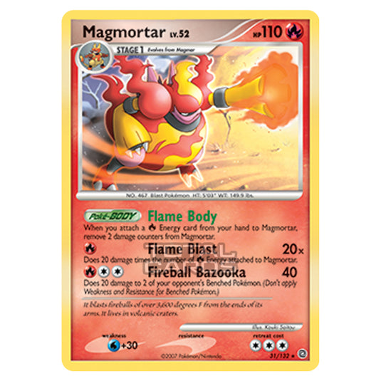 Pokemon - Diamond & Pearl - Secret Wonders - Magmortar - 031/132