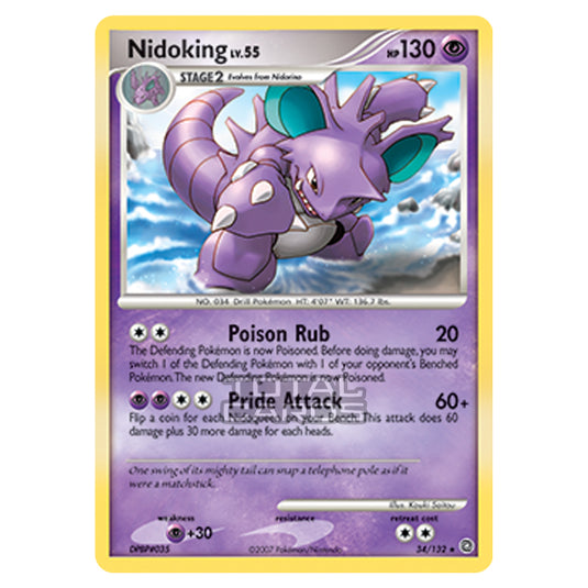 Pokemon - Diamond & Pearl - Secret Wonders - Nidoking - 034/132