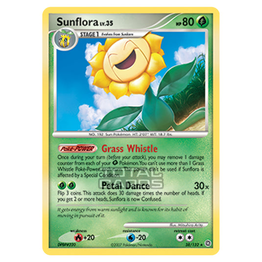 Pokemon - Diamond & Pearl - Secret Wonders - Sunflora - 038/132