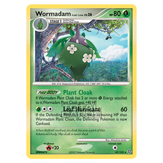 Pokemon - Diamond & Pearl - Secret Wonders - Wormadam Plant Cloak - 041/132