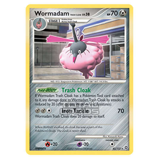 Pokemon - Diamond & Pearl - Secret Wonders - Wormadam Trash Cloak - 043/132