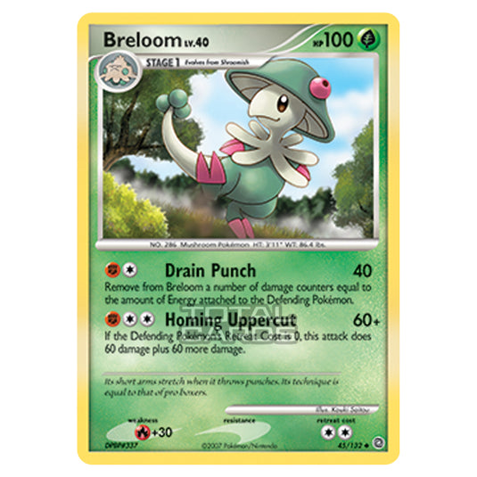 Pokemon - Diamond & Pearl - Secret Wonders - Breloom - 045/132