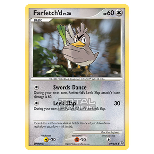 Pokemon - Diamond & Pearl - Secret Wonders - Farfetch'd - 049/132