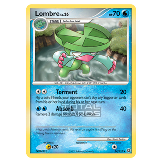 Pokemon - Diamond & Pearl - Secret Wonders - Lombre - 054/132