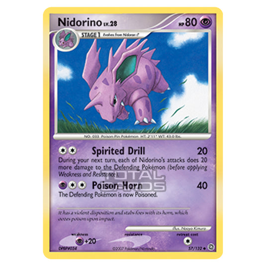 Pokemon - Diamond & Pearl - Secret Wonders - Nidorino - 057/132