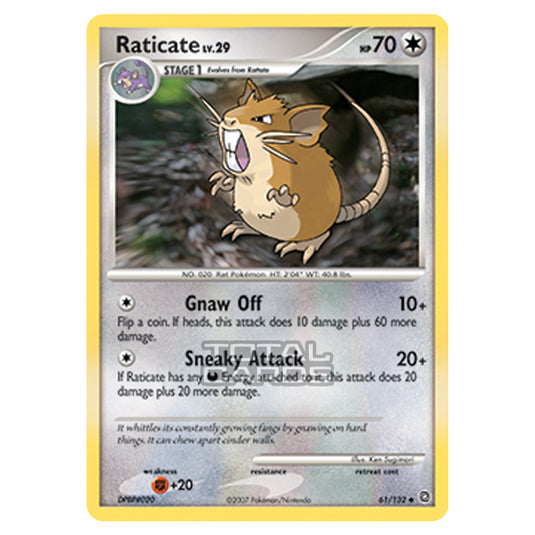 Pokemon - Diamond & Pearl - Secret Wonders - Raticate - 061/132