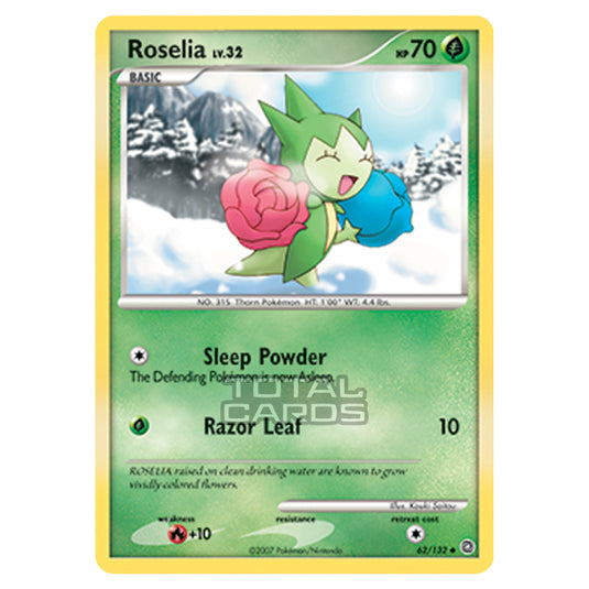 Pokemon - Diamond & Pearl - Secret Wonders - Roselia - 062/132