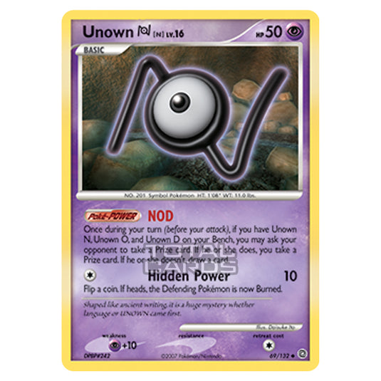 Pokemon - Diamond & Pearl - Secret Wonders - Unown N - 069/132