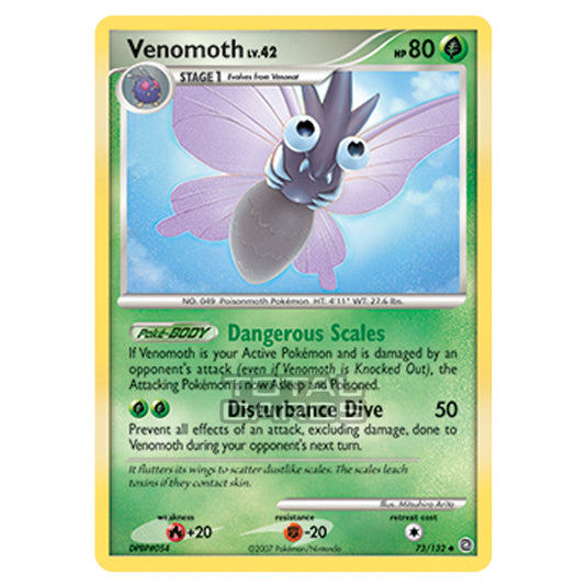 Pokemon - Diamond & Pearl - Secret Wonders - Venomoth - 073/132