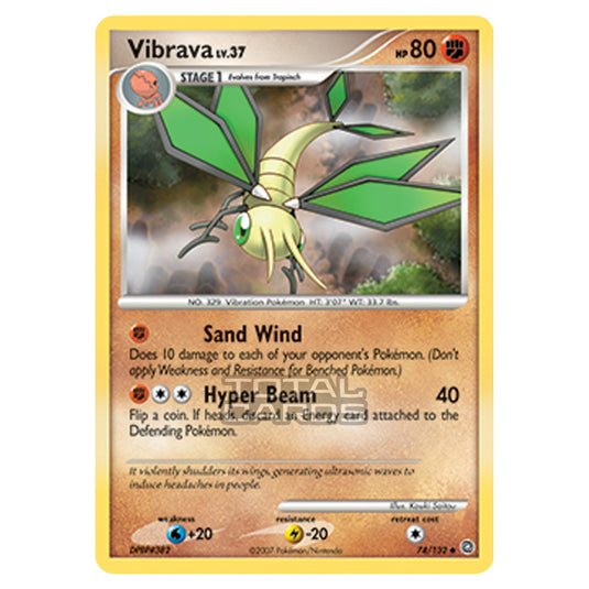 Pokemon - Diamond & Pearl - Secret Wonders - Vibrava - 074/132