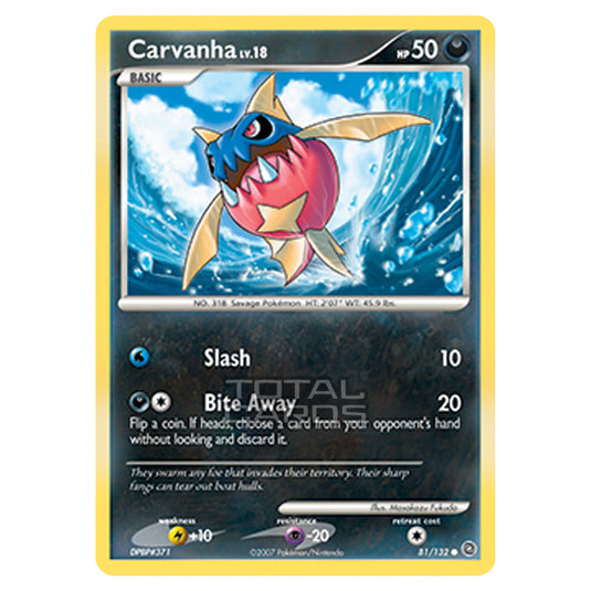 Pokemon - Diamond & Pearl - Secret Wonders - Carvanha - 081/132