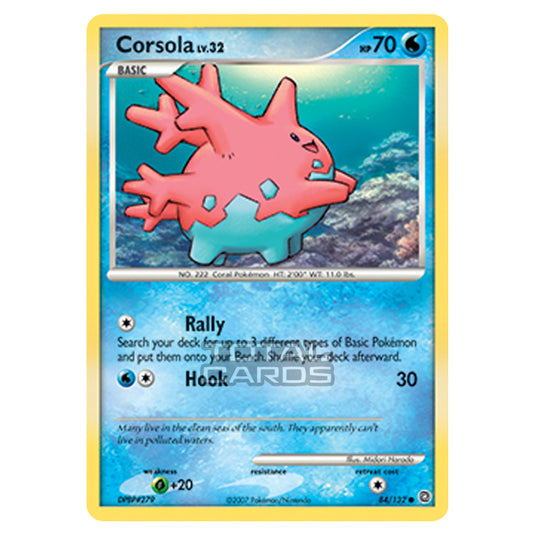 Pokemon - Diamond & Pearl - Secret Wonders - Corsola - 084/132