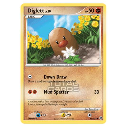 Pokemon - Diamond & Pearl - Secret Wonders - Diglett - 085/132