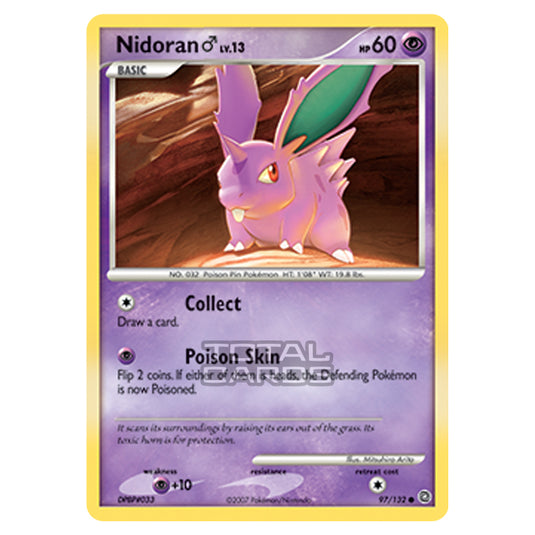 Pokemon - Diamond & Pearl - Secret Wonders - Nidoran♂ - 097/132
