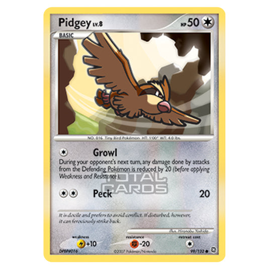 Pokemon - Diamond & Pearl - Secret Wonders - Pidgey - 099/132 Pokemon - Diamond & Pearl - Secret Wonders - Pidgey - 099/132