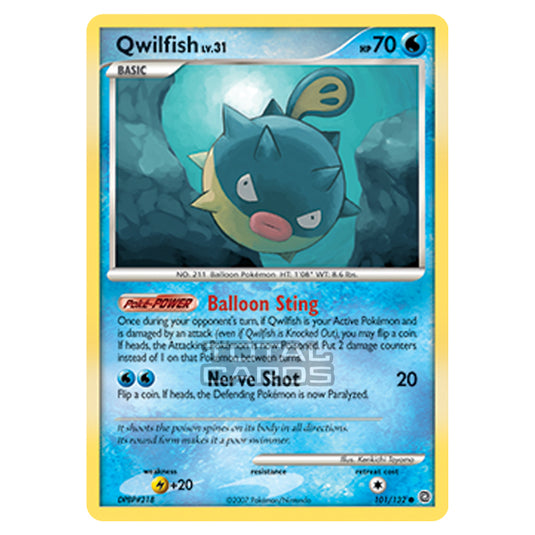Pokemon - Diamond & Pearl - Secret Wonders - Qwilfish - 101/132