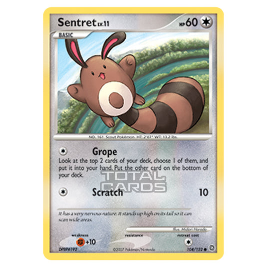 Pokemon - Diamond & Pearl - Secret Wonders - Sentret - 104/132 Pokemon - Diamond & Pearl - Secret Wonders - Sentret - 104/132