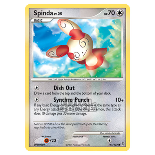 Pokemon - Diamond & Pearl - Secret Wonders - Spinda - 111/132