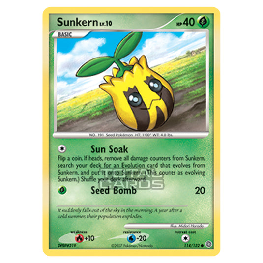 Pokemon - Diamond & Pearl - Secret Wonders - Sunkern - 114/132