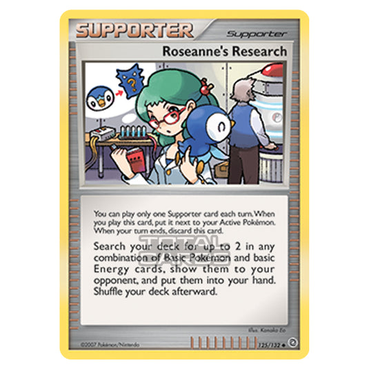 Pokemon - Diamond & Pearl - Secret Wonders - Roseanne's Research - 125/132