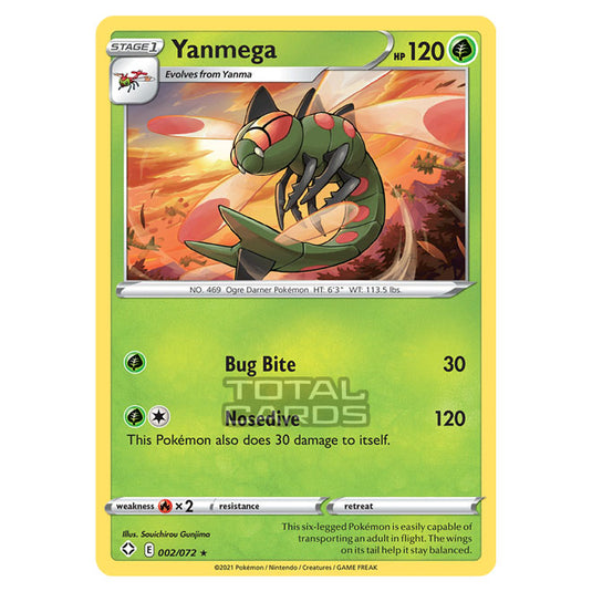 Pokemon - Sword & Shield - Shining Fates - Yanmega - 002/72