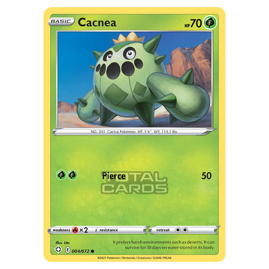 Pokemon - Sword & Shield - Shining Fates - Cacnea - 004/72