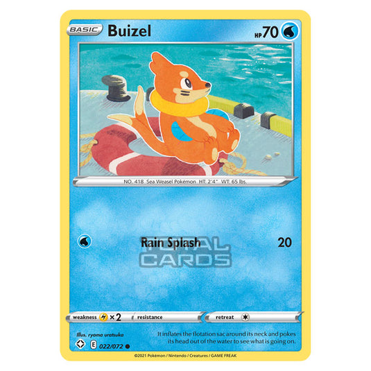 Pokemon - Sword & Shield - Shining Fates - Buizel - 022/72