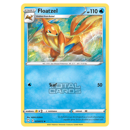 Pokemon - Sword & Shield - Shining Fates - Floatzel - 023/72