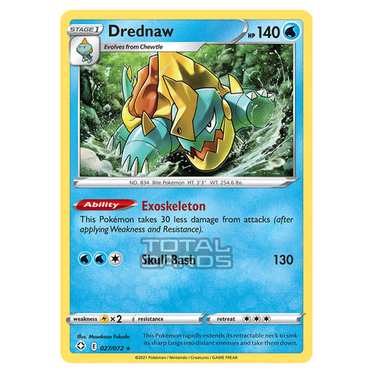 Pokemon - Sword & Shield - Shining Fates - Drednaw - 027/72