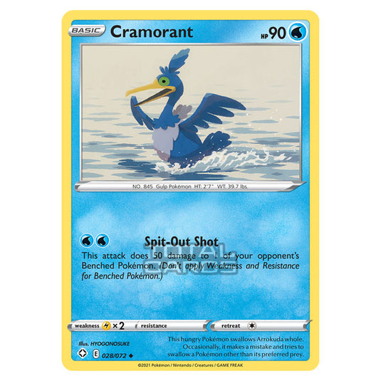 Pokemon - Sword & Shield - Shining Fates - Cramorant - 028/72