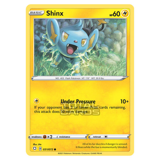 Pokemon - Sword & Shield - Shining Fates - Shinx - 031/72