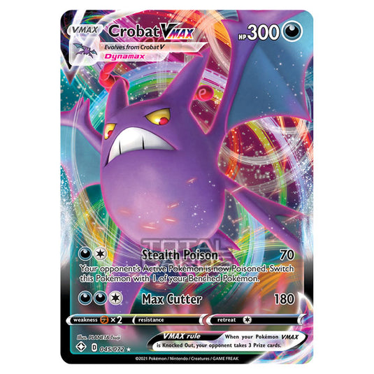 Pokemon - Sword & Shield - Shining Fates - Crobat VMAX - 045/72