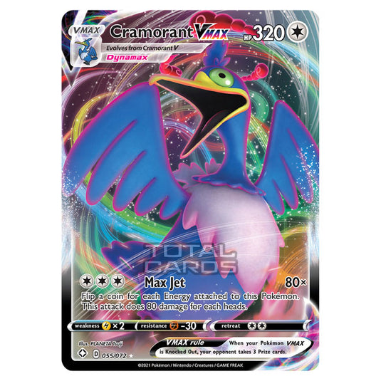 Pokemon - Sword & Shield - Shining Fates - Cramorant VMAX - 055/72