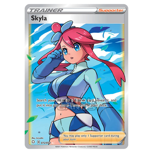 Pokemon - Sword & Shield - Shining Fates - Skyla - 072/72