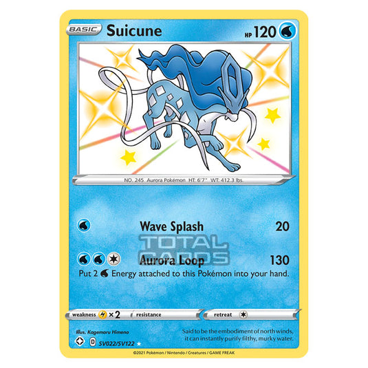 Pokemon - Sword & Shield - Shining Fates - Suicune - SV022/SV122