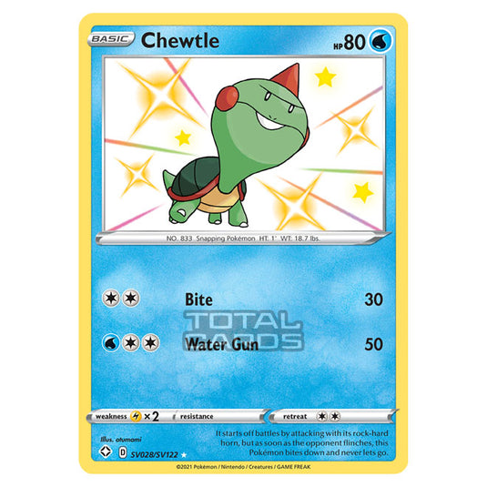 Pokemon - Sword & Shield - Shining Fates - Chewtle - SV028/SV122