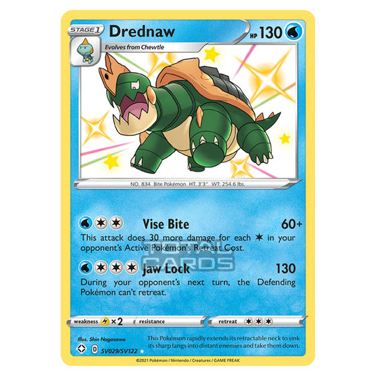 Pokemon - Sword & Shield - Shining Fates - Drednaw - SV029/SV122