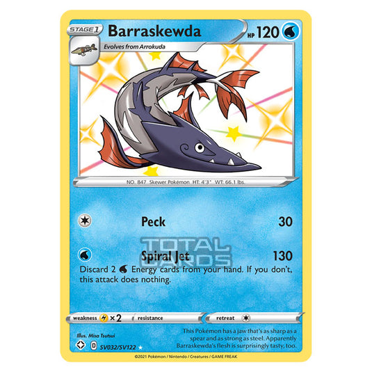 Pokemon - Sword & Shield - Shining Fates - Barraskewda - SV032/SV122