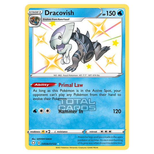 Pokemon - Sword & Shield - Shining Fates - Dracovish - SV036/SV122