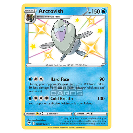 Pokemon - Sword & Shield - Shining Fates - Arctovish - SV037/SV122