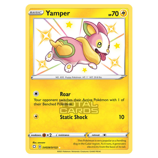 Pokemon - Sword & Shield - Shining Fates - Yamper - SV039/SV122